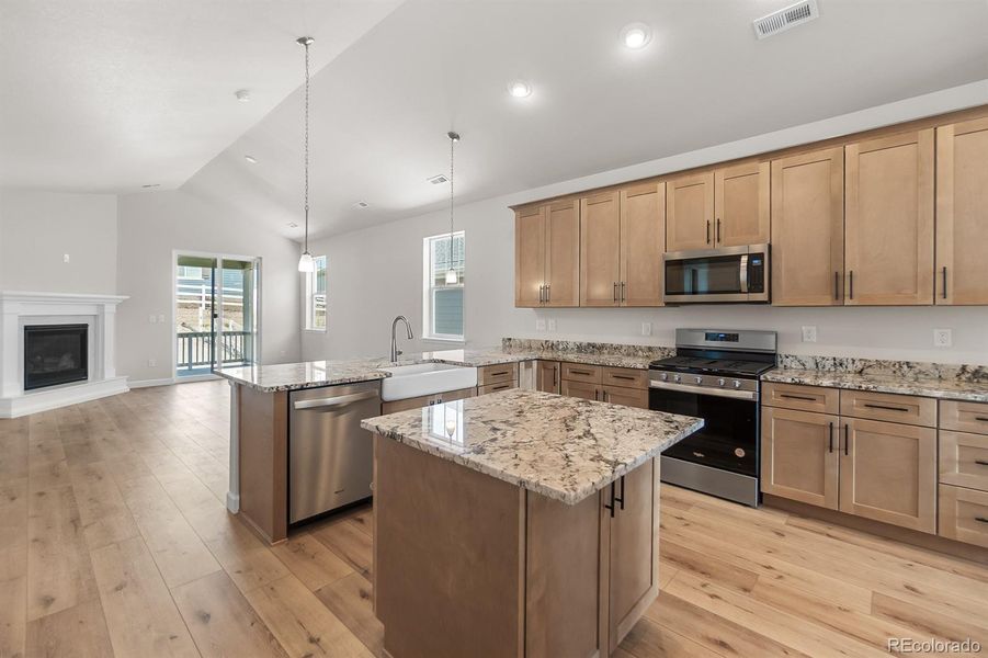 Furnished interior view inside a new home in Rhyolite Ranch, Castle Rock (Image 17).