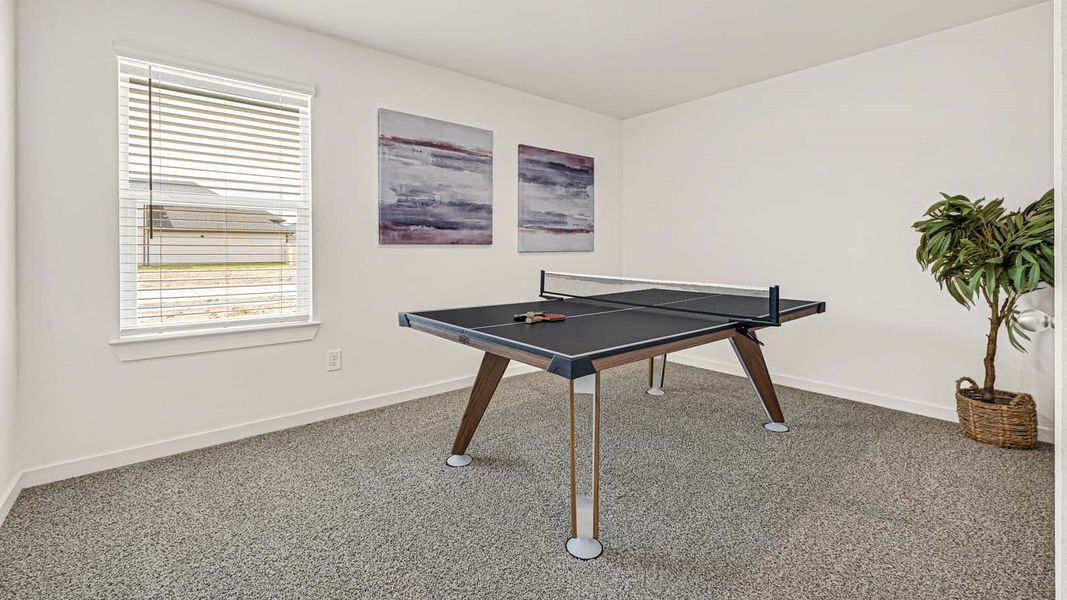 Furnished interior view inside a new home in Tamarron, Fulshear (Image 31).