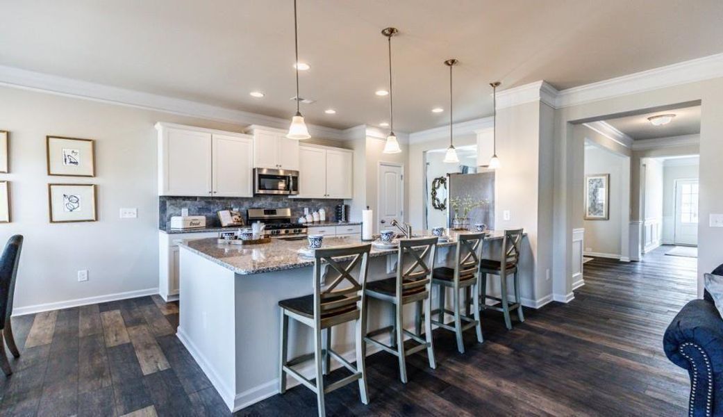 Furnished interior view inside a new home in Saddle Ridge, Calhoun (Image 15).
