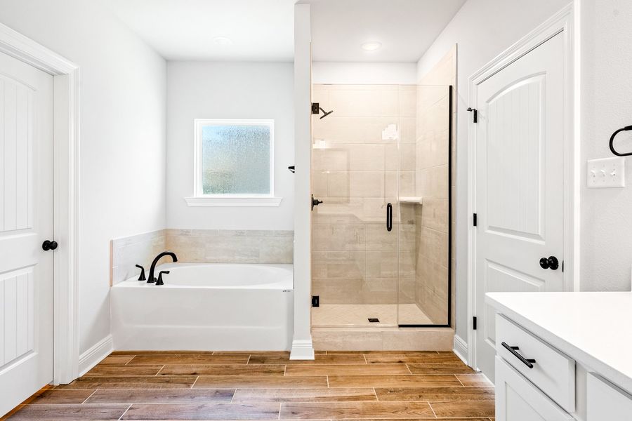 Furnished interior view inside a new home in Natureview, Freeport (Image 9).