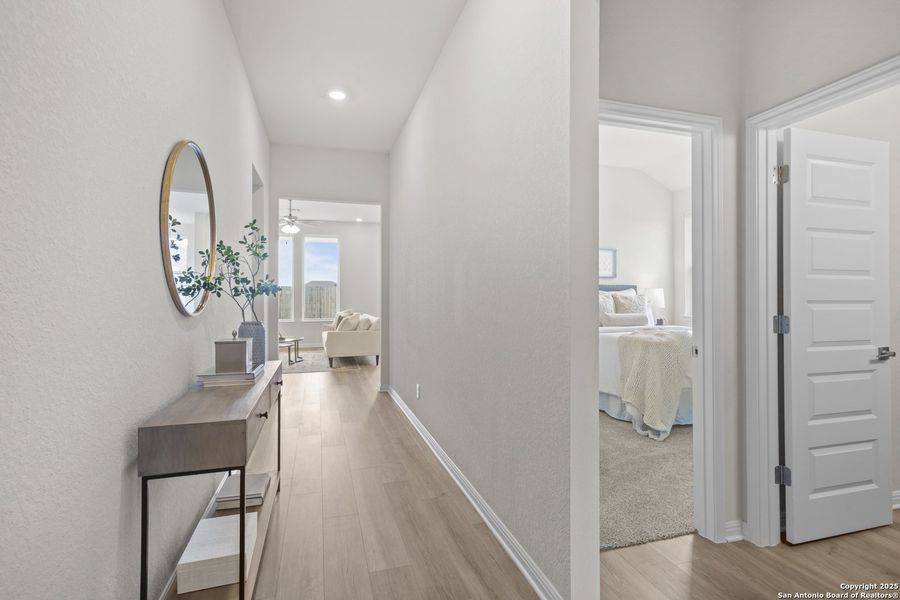 Furnished interior view inside a new home in Weltner Farms, New Braunfels (Image 4).
