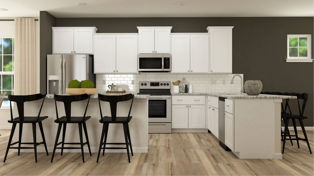 Representative furnished interior of a home built from the Cypress by Lennar in Elizabeth: Arbor, Fort Mill (Image 9).