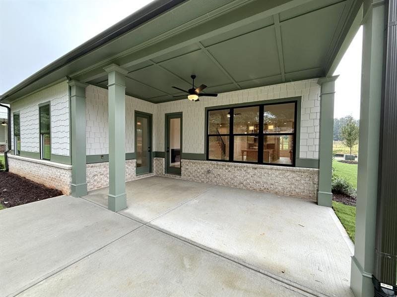 Exterior details and patio area of a home in Livingstone Park, Kennesaw (Image 2). Exterior details and patio area of a home in Livingstone Park, Kennesaw (Image 2).