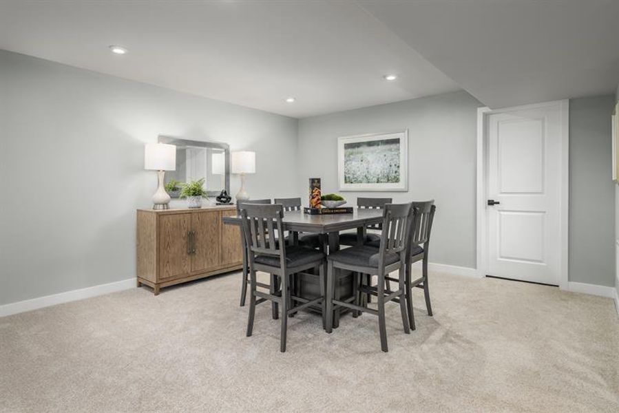 Representative furnished interior of a home built from the Caroline by Ryan Homes in Albemarle Villas, Hertford (Image 28).
