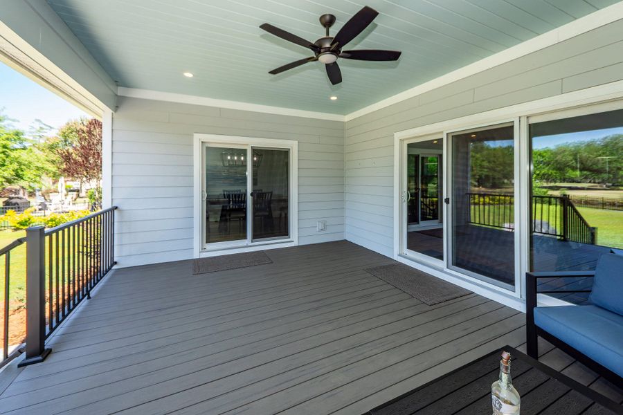 Exterior details and patio area of a home in , Charleston (Image 34).