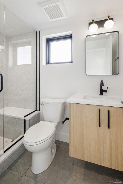 Furnished interior view inside a new home in , Denver (Image 10).