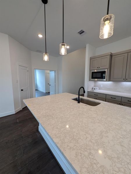 Furnished interior view inside a new home in Artavia, Conroe (Image 8).