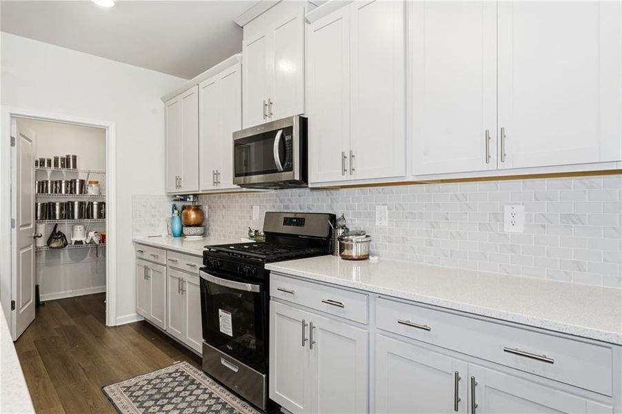 Furnished interior view inside a new home in Vistas at Towne Mill, Canton (Image 8).
