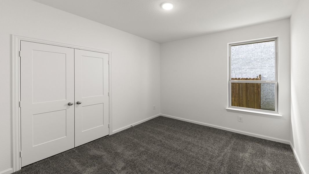 Spacious, unfurnished interior of a new home in Keeneland, Aubrey (Image 26). Spacious, unfurnished interior of a new home in Keeneland, Aubrey (Image 26).