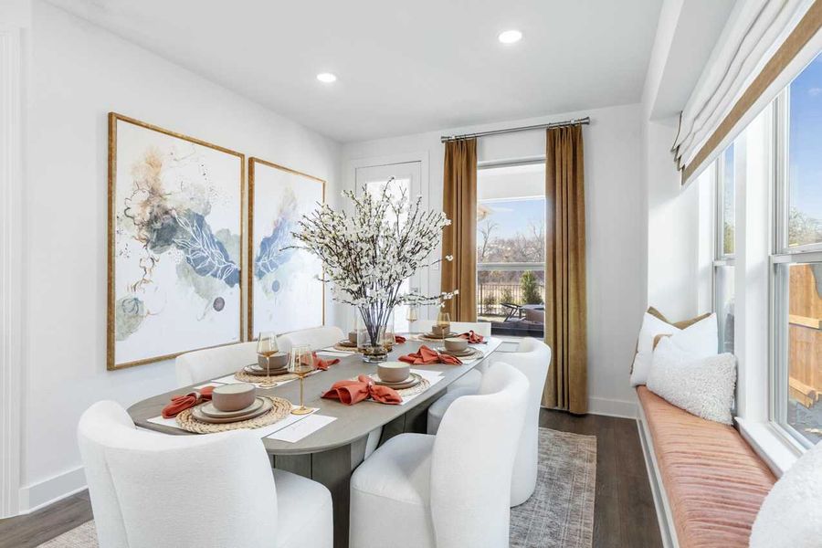 Representative Dining Room - some options shown Representative Dining Room - some options shown