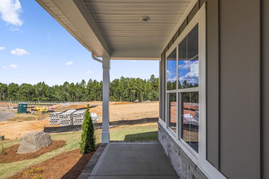 Exterior details and patio area of a home in Hancock Farms, Aiken (Image 20). Exterior details and patio area of a home in Hancock Farms, Aiken (Image 20).
