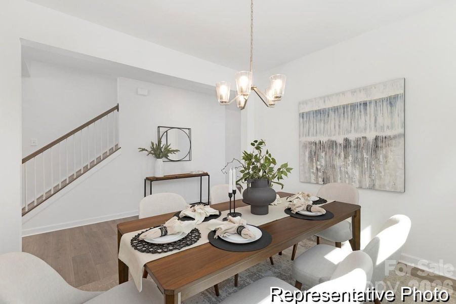 Furnished interior view inside a new home in Huntington Hills, Lincolnton (Image 10).