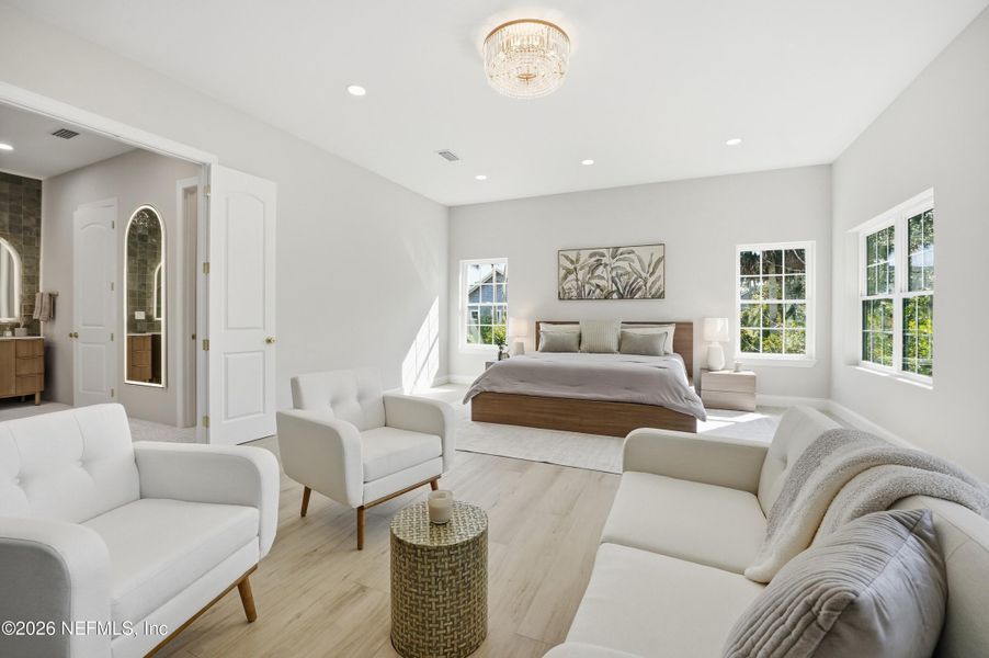 Furnished interior view inside a new home in , Atlantic Beach (Image 16).