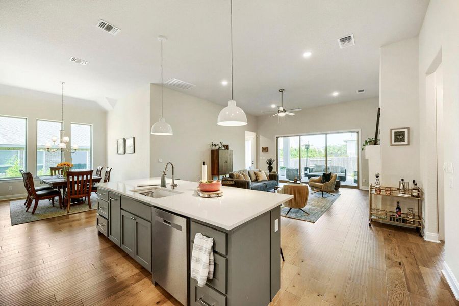 Furnished interior view inside a new home in , Dripping Springs (Image 15).