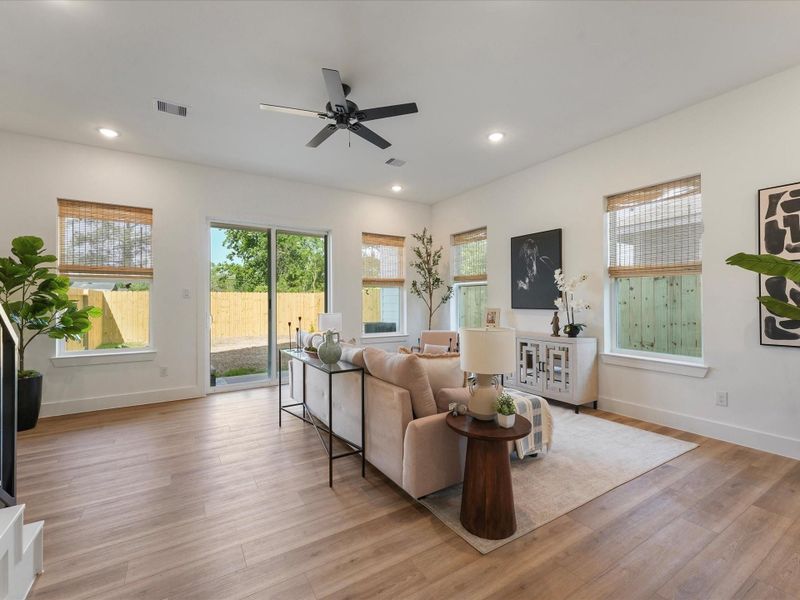 Furnished interior view inside a new home in , Houston (Image 5).