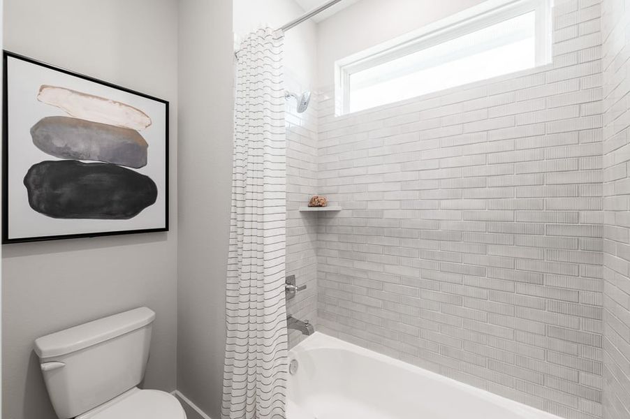 Furnished interior view inside a new home in Harvest Green 75′, Richmond (Image 43).