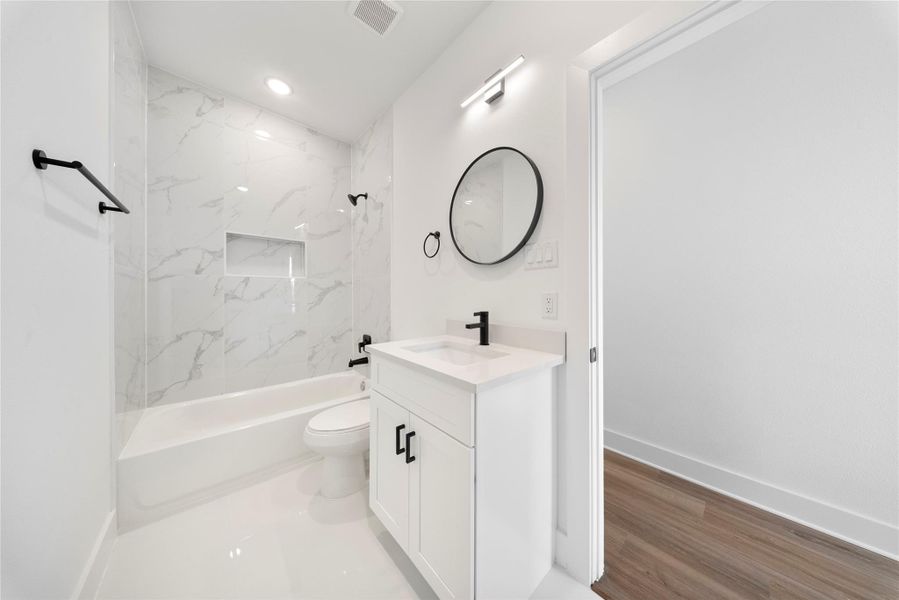 Furnished interior view inside a new home in , Houston (Image 6).