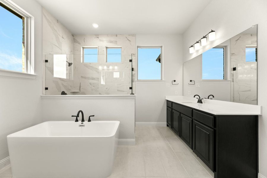 Furnished interior view inside a new home in Berkshire Estates, Mesquite (Image 13).