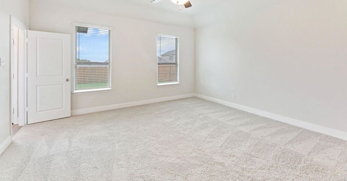 Representative exterior photo of a completed home built from the Stirling by Impression Homes in Timberbrook, Justin, TX (Image 13). Representative exterior photo of a completed home built from the Stirling by Impression Homes in Timberbrook, Justin, TX (Image 13).