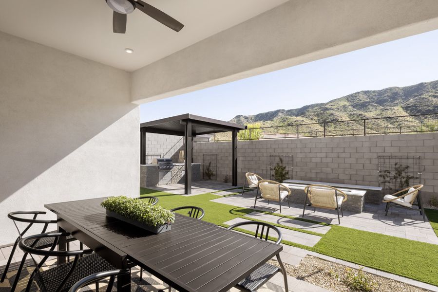 Representative exterior details of a home built from the Imperial by Beazer Homes in Sanctuary, Phoenix (Image 19).