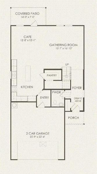 Pulte Homes, Camelia floor plan