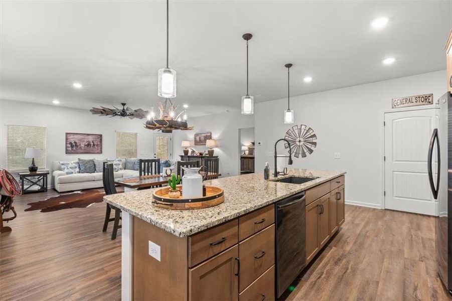 Furnished interior view inside a new home in Laurel Park, Cartersville (Image 19).