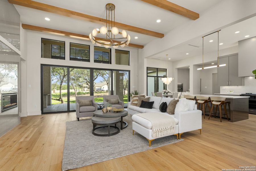Furnished interior view inside a new home in , San Antonio (Image 3).