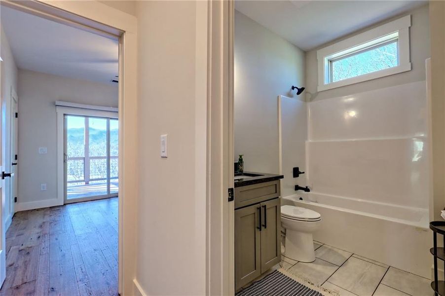 Furnished interior view inside a new home in , Hiawassee (Image 10).