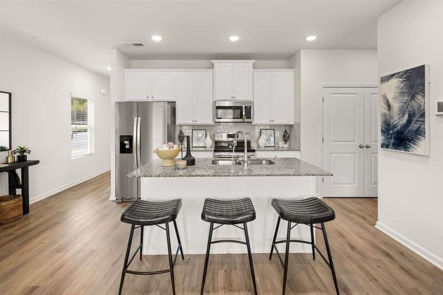 Furnished interior view inside a new home in Sandtown Falls, South Fulton (Image 8).