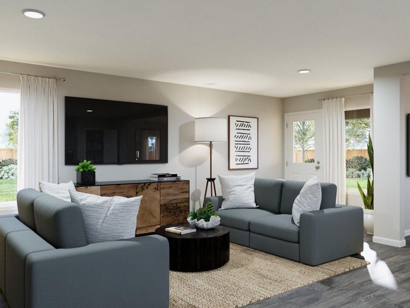 Photos are a representation of the floor plan. Options and interior selections will vary.