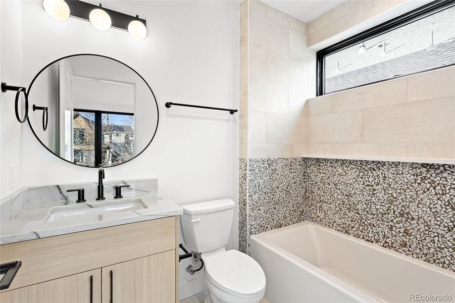 Furnished interior view inside a new home in , Denver (Image 37).