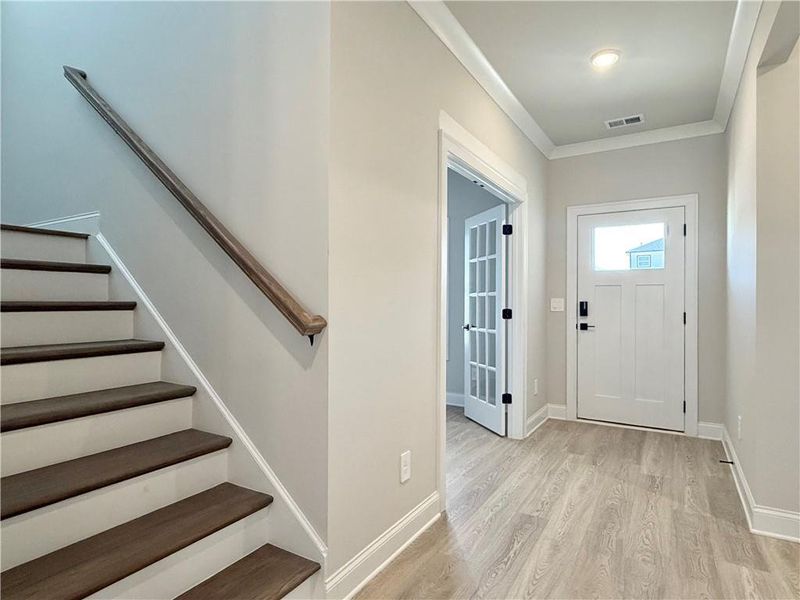 Spacious, unfurnished interior of a new home in Vines at Mill Creek - Legacy Series, Braselton (Image 16).