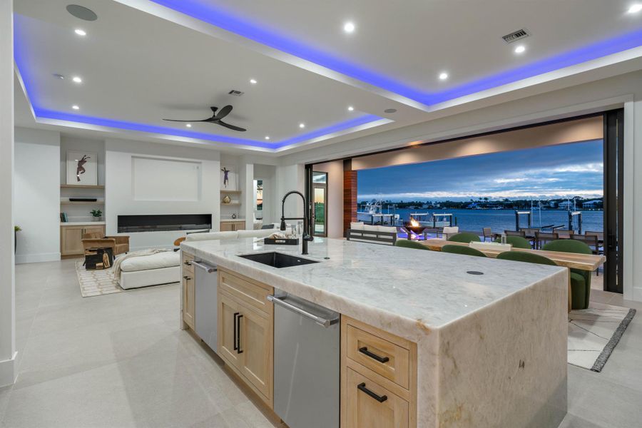 Furnished interior view inside a new home in , Lantana (Image 20).