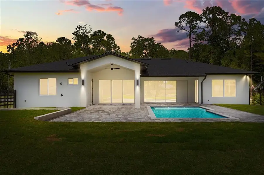 Exterior details and patio area of a home in , Sanford (Image 3).