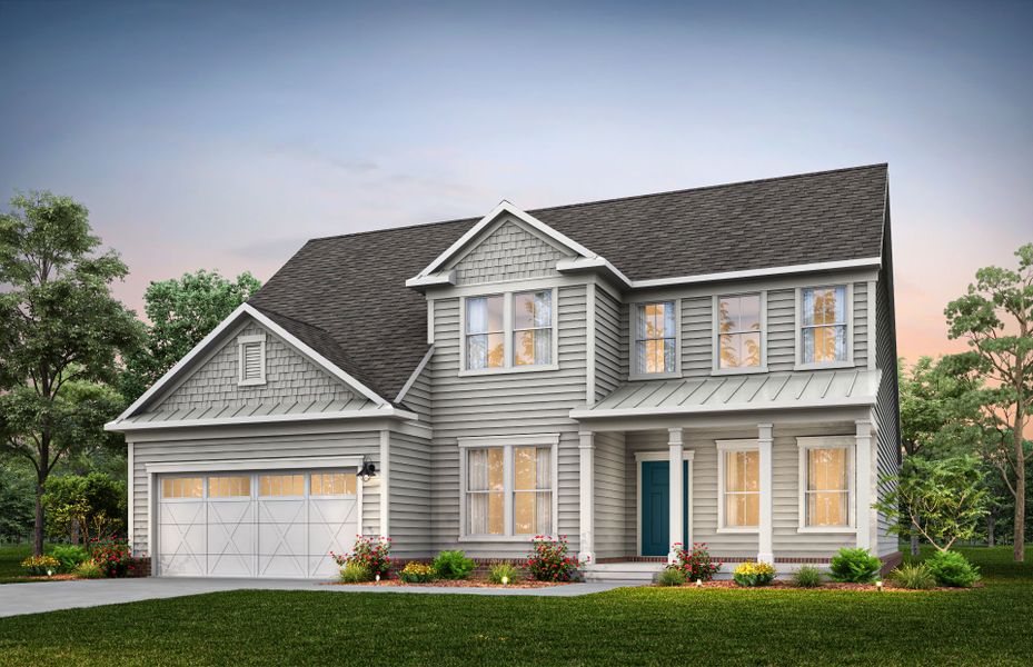 Representative exterior photo of a completed home built from the Vanderbilt by Pulte Homes in Indigo Bay, Myrtle Beach, SC (Image 25).