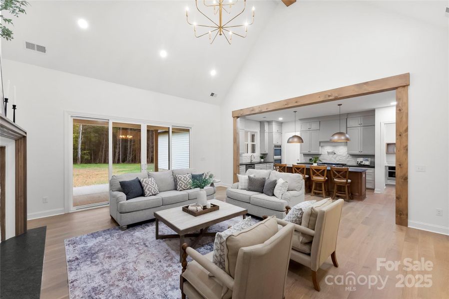 Furnished interior view inside a new home in , Gastonia (Image 14).