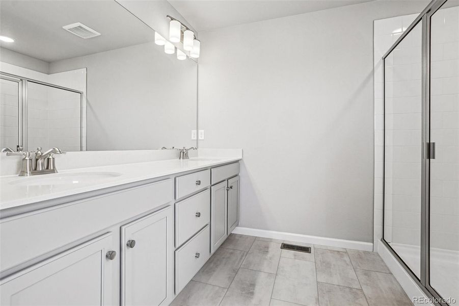 Furnished interior view inside a new home in Parkway at Prairie Center Village, Brighton (Image 10).
