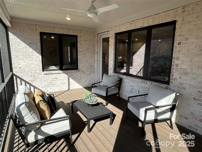 Exterior details and patio area of a home in , Denver (Image 2).
