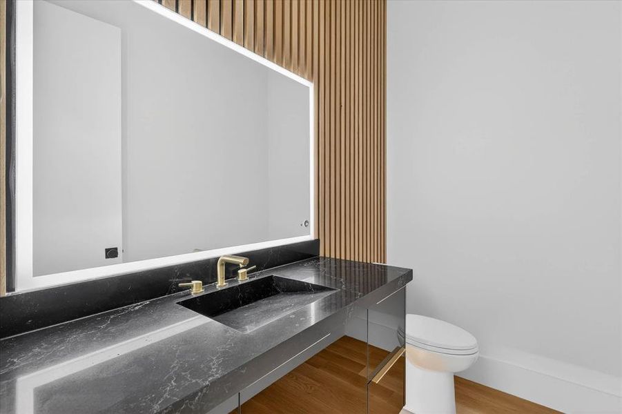 2nd floor powder bath