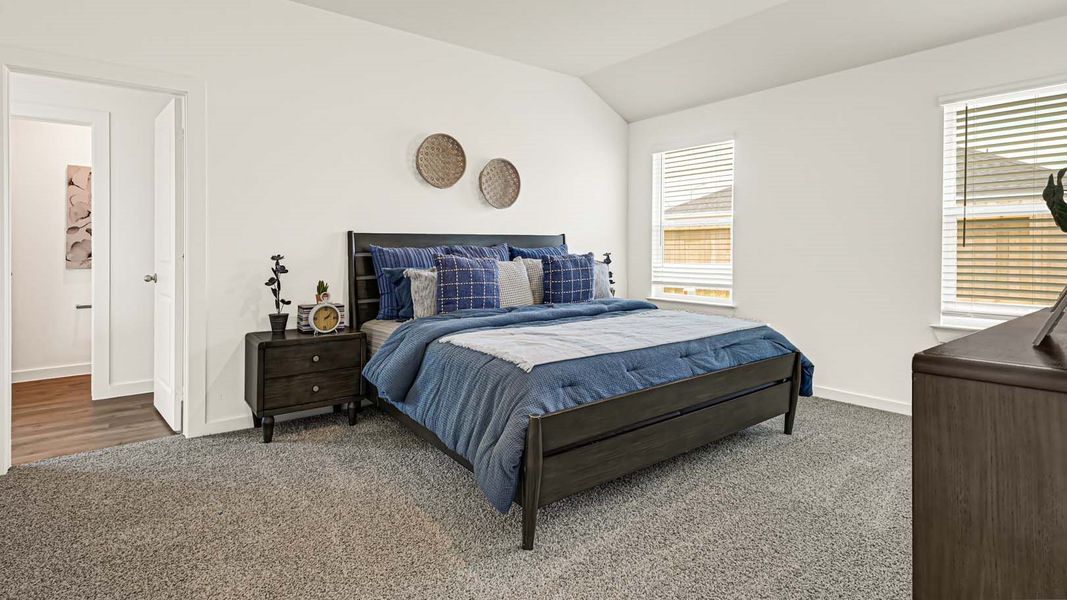 Furnished interior view inside a new home in Tamarron, Fulshear (Image 33).