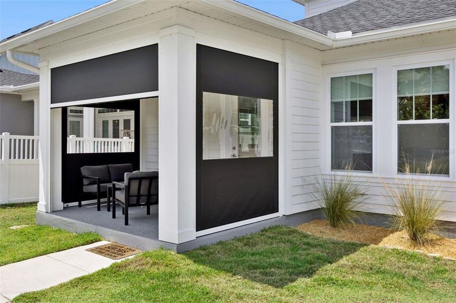 Exterior details and patio area of a home in , Oakland (Image 30). Exterior details and patio area of a home in , Oakland (Image 30).