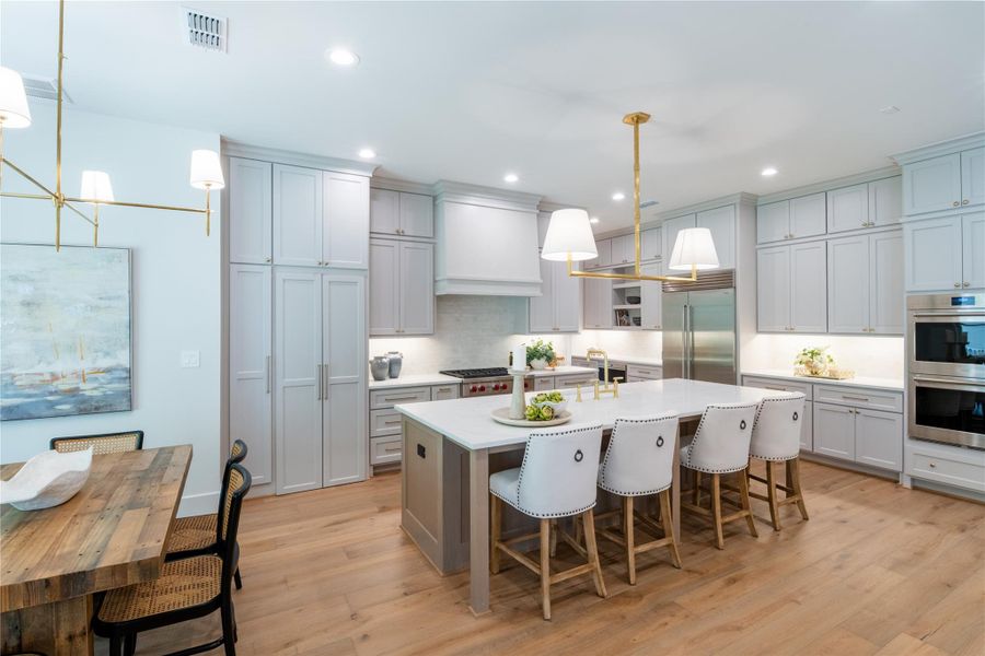 Furnished interior view inside a new home in , Spring (Image 11).
