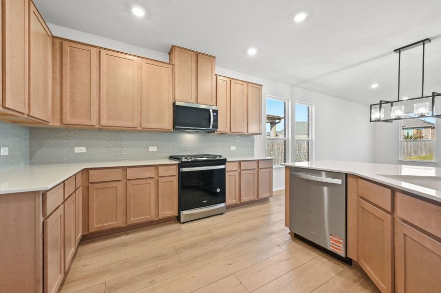 Furnished interior view inside a new home in Salerno - Classic Collection, Round Rock (Image 12).