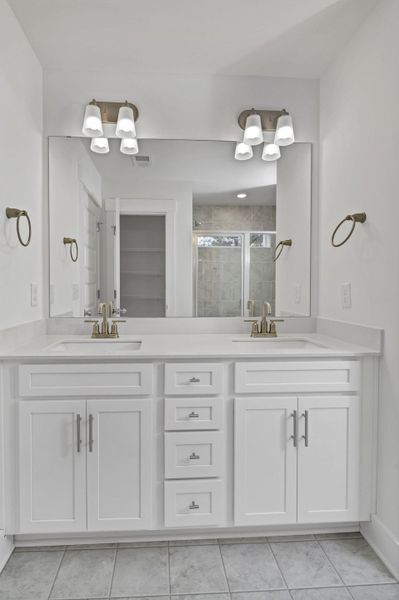 Furnished interior view inside a new home in Lake Carolina Townhomes, Columbia (Image 17).
