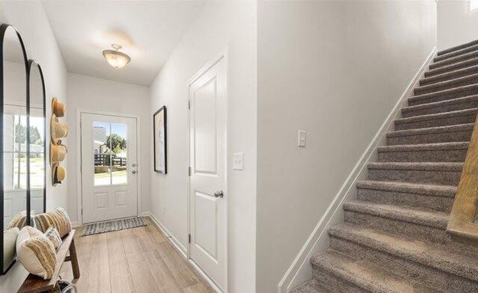Furnished interior view inside a new home in , Hoschton (Image 6).