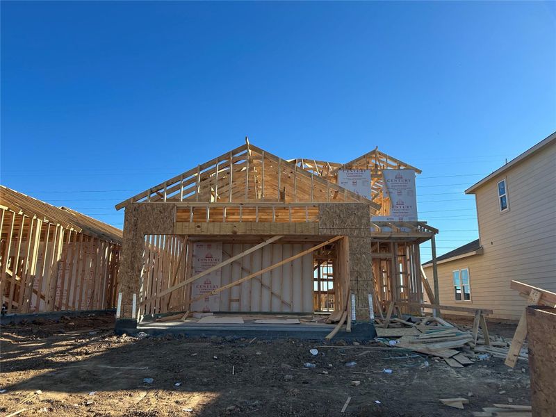 In-progress construction of a new home in Paloma at Sanford Farms, Waller, TX (Image 20).