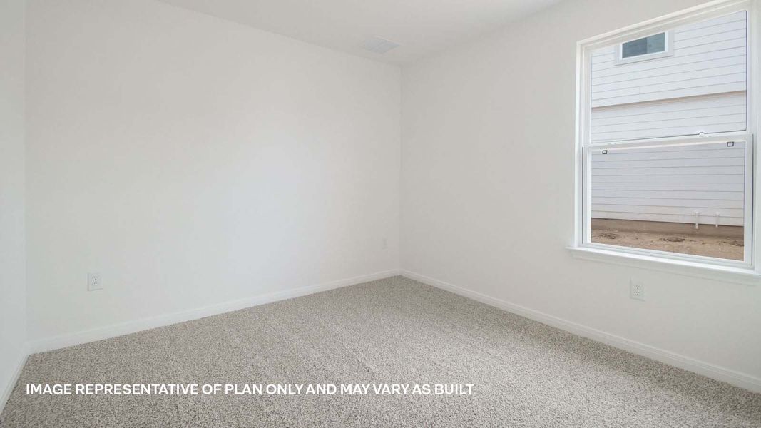 Representative unfurnished interior of a home built from the The Gaven by D.R. Horton in Prairie Lakes, Buda (Image 17).