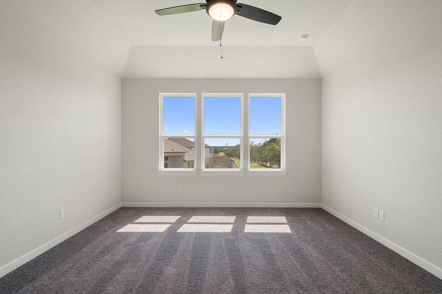 Spacious, unfurnished interior of a new home in Terrace Collection at Lariat, Liberty Hill (Image 26). Spacious, unfurnished interior of a new home in Terrace Collection at Lariat, Liberty Hill (Image 26).