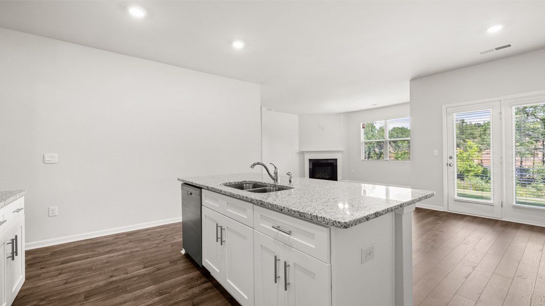 Furnished interior view inside a new home in Highland Hills, Graniteville (Image 5).