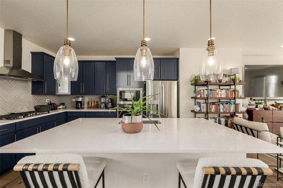 Furnished interior view inside a new home in Haskins Station, Arvada (Image 33).